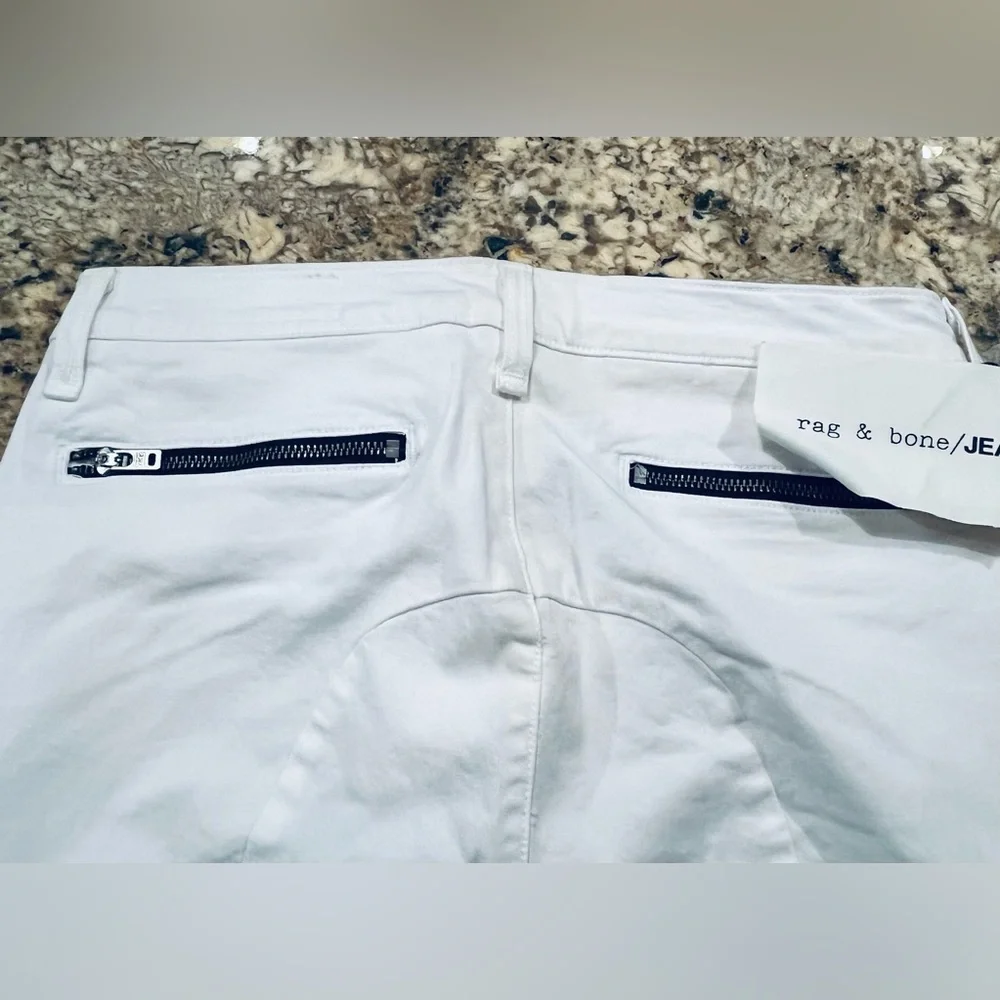 NWT Rag & Bone High Rise Biker Jeans - Picture 12 of 15